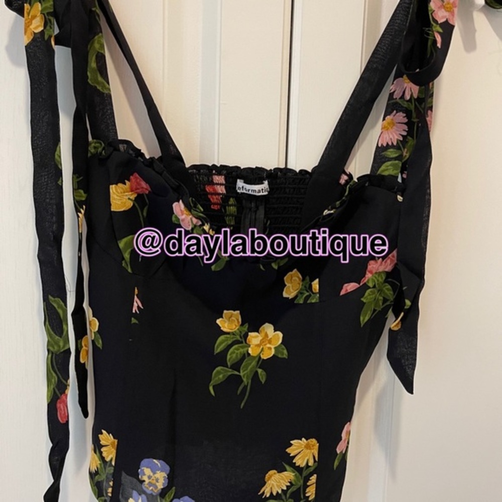 Reformation Blanca Top Night Bloom - Picture 8 of 8